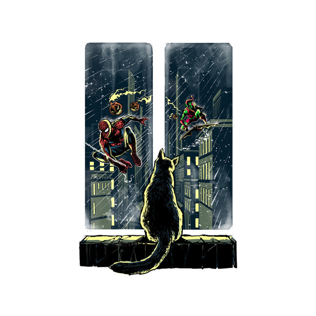 Curious Cat Superheroes-None-Glossy-Sticker-zascanauta