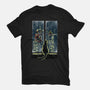 Curious Cat Superheroes-Womens-Fitted-Tee-zascanauta
