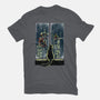 Curious Cat Superheroes-Womens-Fitted-Tee-zascanauta