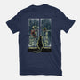 Curious Cat Superheroes-Womens-Fitted-Tee-zascanauta
