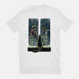 Curious Cat Superheroes-Womens-Fitted-Tee-zascanauta