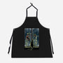 Curious Cat Superheroes-Unisex-Kitchen-Apron-zascanauta