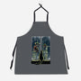 Curious Cat Superheroes-Unisex-Kitchen-Apron-zascanauta