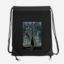 Curious Cat Superheroes-None-Drawstring-Bag-zascanauta