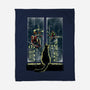 Curious Cat Superheroes-None-Fleece-Blanket-zascanauta