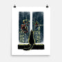 Curious Cat Superheroes-None-Matte-Poster-zascanauta