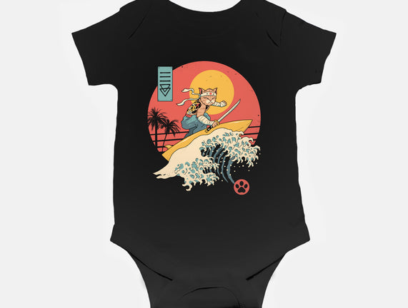 Catana Cat Surf Sunset Wave