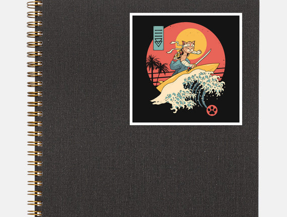 Catana Cat Surf Sunset Wave