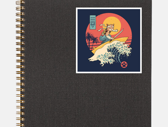 Catana Cat Surf Sunset Wave