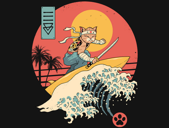 Catana Cat Surf Sunset Wave