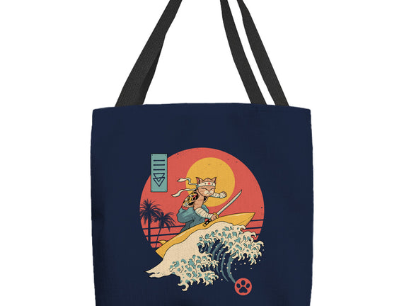 Catana Cat Surf Sunset Wave