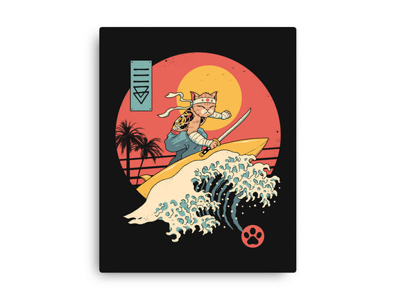 Catana Cat Surf Sunset Wave