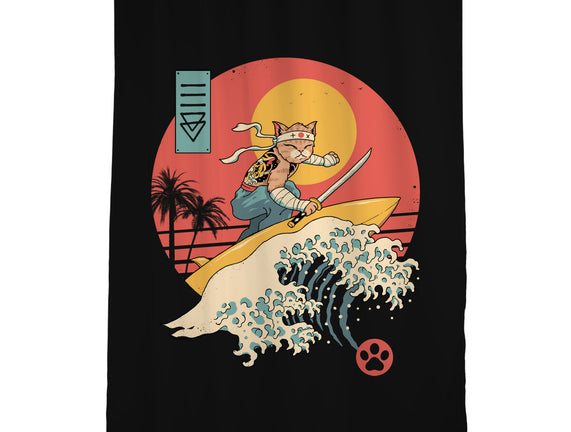 Catana Cat Surf Sunset Wave