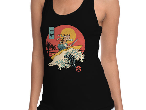 Catana Cat Surf Sunset Wave