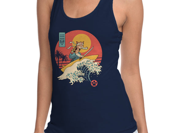 Catana Cat Surf Sunset Wave