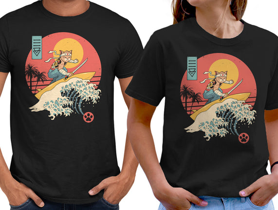 Catana Cat Surf Sunset Wave