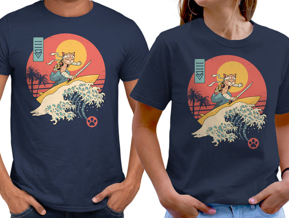 Catana Cat Surf Sunset Wave