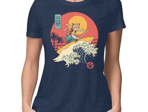 Catana Cat Surf Sunset Wave