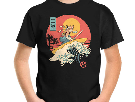 Catana Cat Surf Sunset Wave