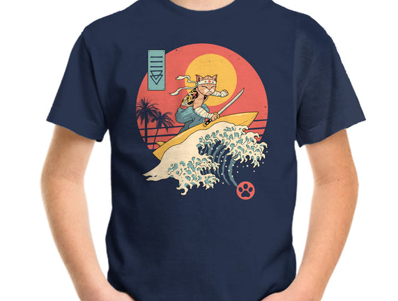 Catana Cat Surf Sunset Wave