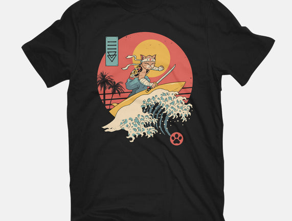 Catana Cat Surf Sunset Wave