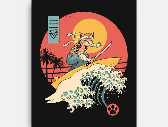 Catana Cat Surf Sunset Wave