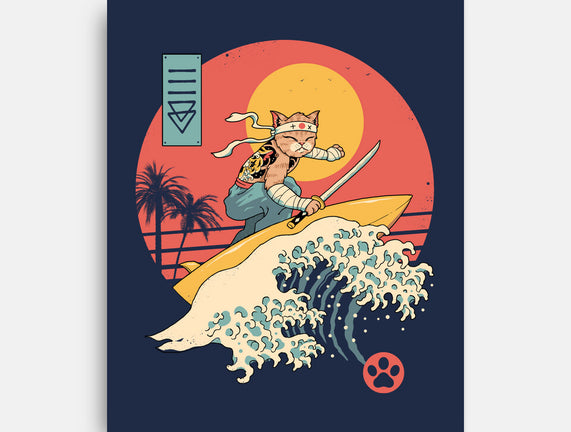 Catana Cat Surf Sunset Wave