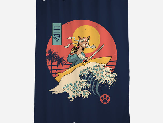 Catana Cat Surf Sunset Wave