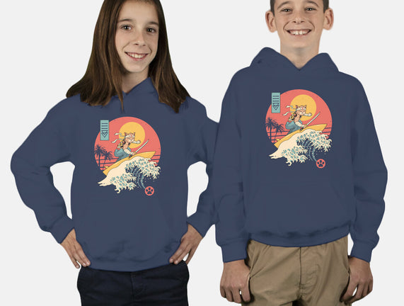 Catana Cat Surf Sunset Wave