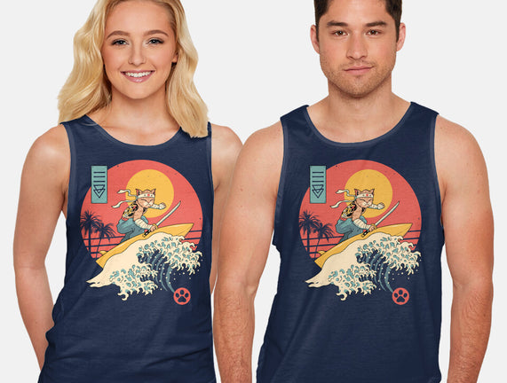 Catana Cat Surf Sunset Wave