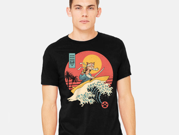 Catana Cat Surf Sunset Wave