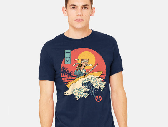 Catana Cat Surf Sunset Wave