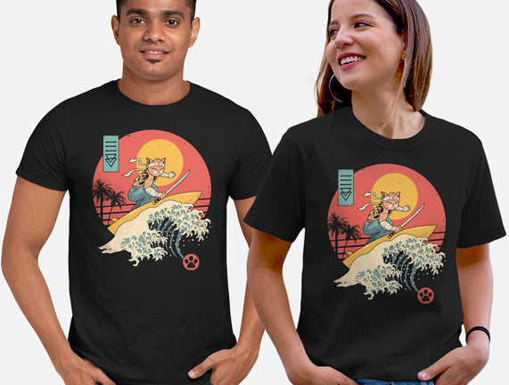 Catana Cat Surf Sunset Wave