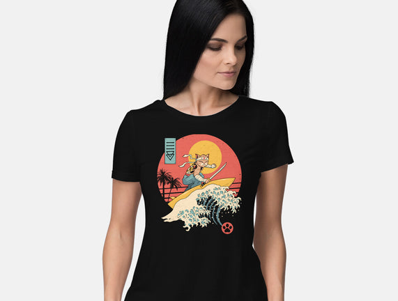 Catana Cat Surf Sunset Wave