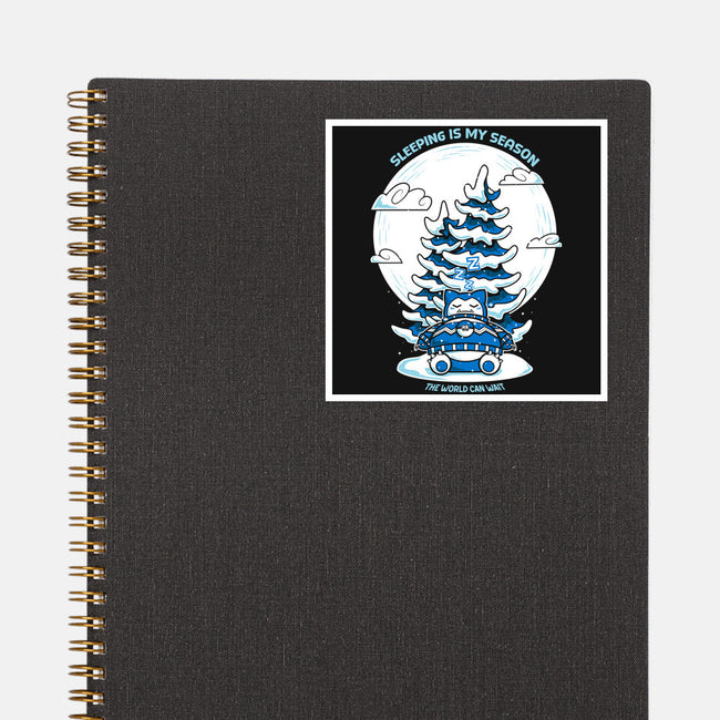 Sleeping Is My Season-None-Glossy-Sticker-krisren28