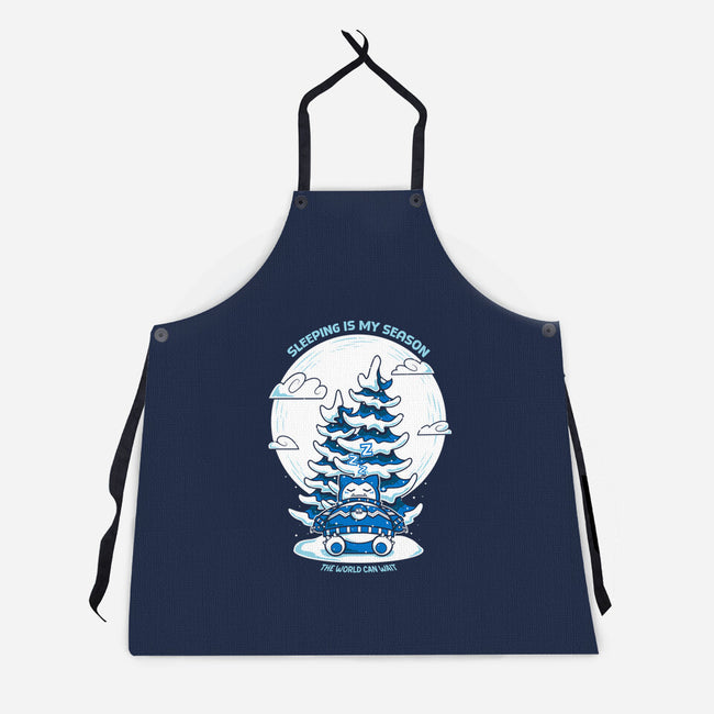 Sleeping Is My Season-Unisex-Kitchen-Apron-krisren28