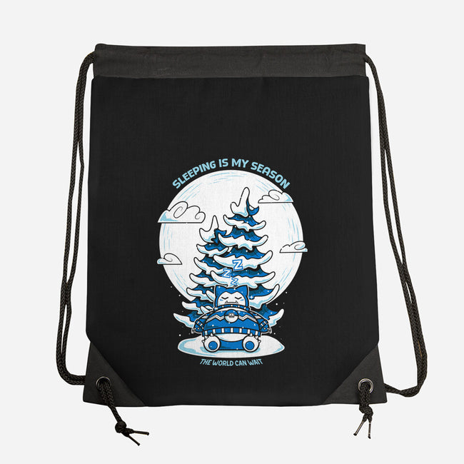 Sleeping Is My Season-None-Drawstring-Bag-krisren28