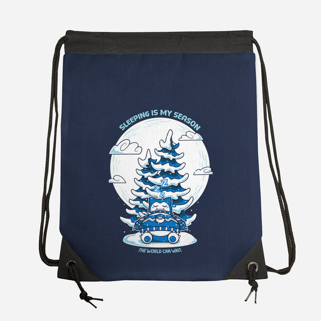 Sleeping Is My Season-None-Drawstring-Bag-krisren28