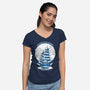 Sleeping Is My Season-Womens-V-Neck-Tee-krisren28