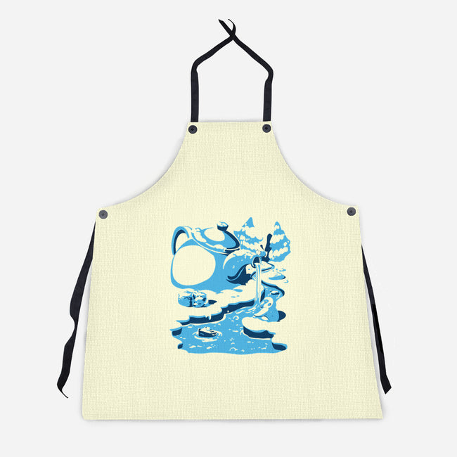 Teapot Hot Waters-Unisex-Kitchen-Apron-estudiofitas