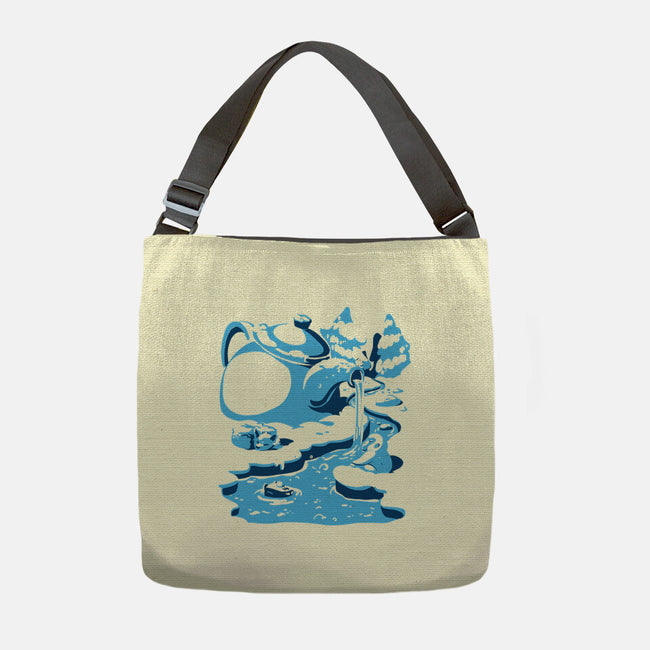 Teapot Hot Waters-None-Adjustable Tote-Bag-estudiofitas