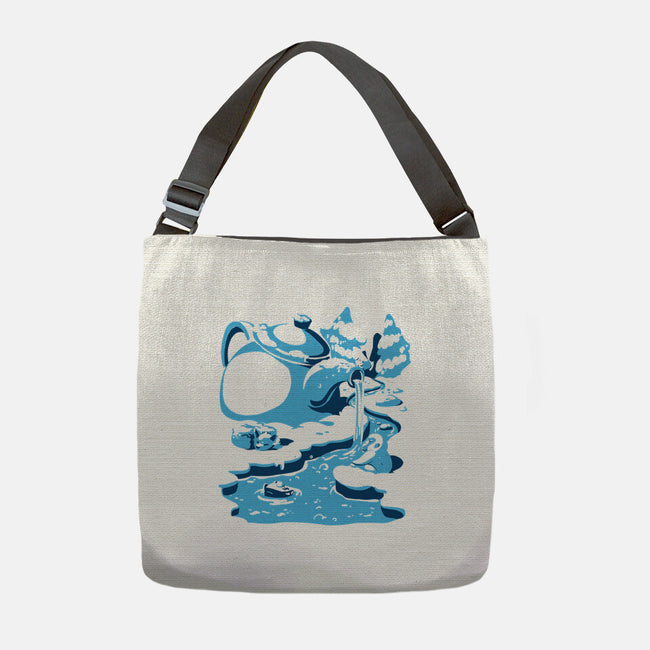 Teapot Hot Waters-None-Adjustable Tote-Bag-estudiofitas