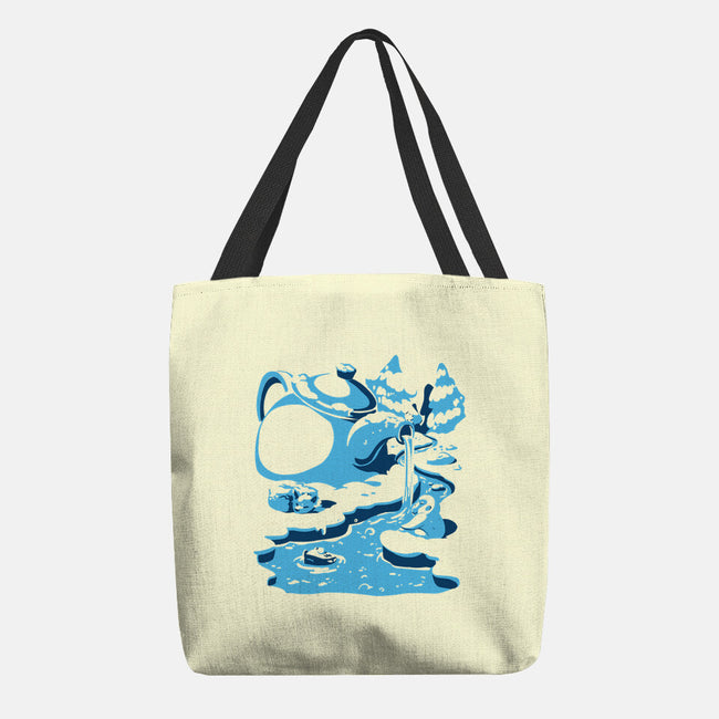 Teapot Hot Waters-None-Basic Tote-Bag-estudiofitas