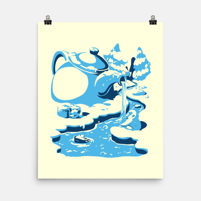 Teapot Hot Waters-None-Matte-Poster-estudiofitas