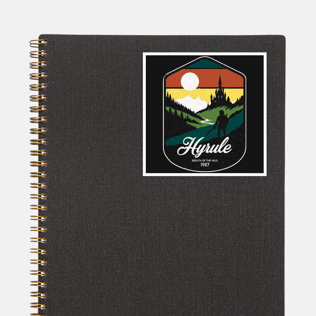 Visit Hyrule-None-Glossy-Sticker-Eoli Studio