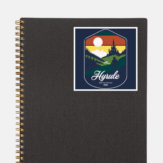 Visit Hyrule-None-Glossy-Sticker-Eoli Studio