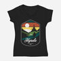 Visit Hyrule-Womens-V-Neck-Tee-Eoli Studio