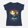 Visit Hyrule-Womens-V-Neck-Tee-Eoli Studio