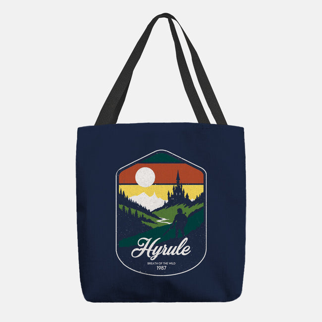 Visit Hyrule-None-Basic Tote-Bag-Eoli Studio