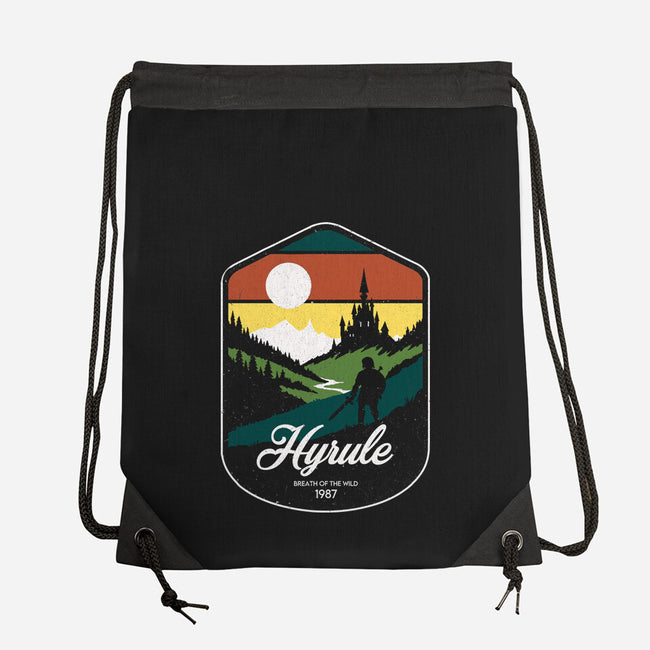 Visit Hyrule-None-Drawstring-Bag-Eoli Studio